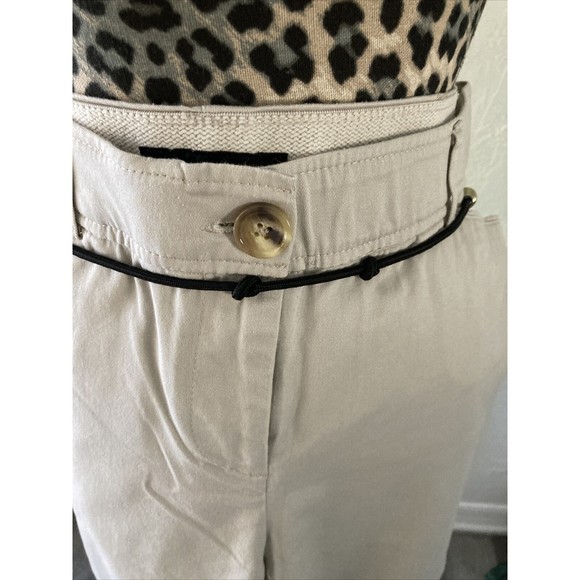 Counterparts Women Capri Pants Size 10 Beige  Preppy - Picture 2 of 5